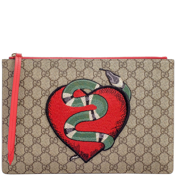 Gucci-GG SUPREME ZIP POUCH-456864