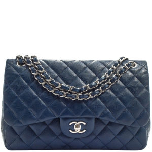 Chanel-CLASSIC CAVIAR JUMBO SHW DOUBLE-A58600